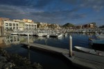 Afternoon view of Cabo marina