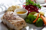 Mahi-Mahi –  Grilled with garlic, butter, wasabi, soy ginger or curry sauce.