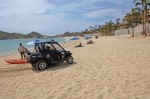 Policia Federal "Gendarmeria” patrolling Medano beach