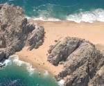 Lover's Beach and Divorce Beach: where the Sea of Cortés meets the Pacific.