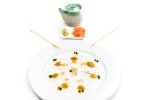 Sashimi Keipa (white fish and capers)